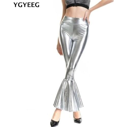 YGYEEG Women Leggings Casual High Waist Fitness Leggings Elasticity Girl Trousers Sexy Horn Pants Fashion Ankle-Length Legging