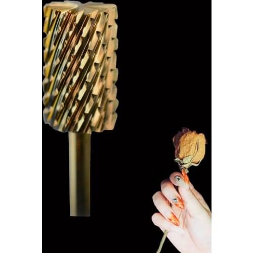 1pcs Carbide Nail Drill Bit -Big Pink & White Bit - C