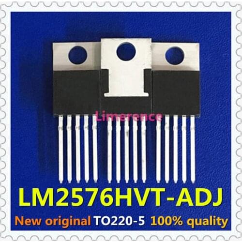 10pcs LM2576HVT-ADJ TO220-5 LM2576 LM2576HV-ADJ LM2576-ADJ TO220 new Regulators