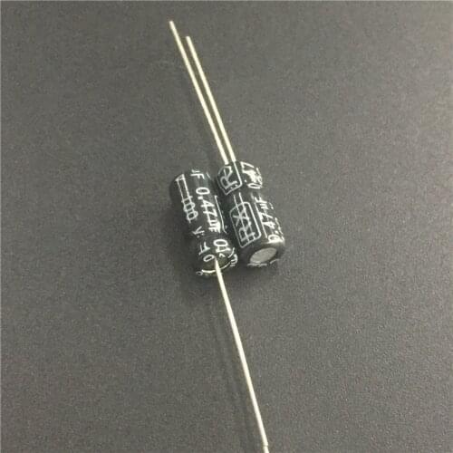 100pcs 0.47uF 100V G-LUXON RX Series 5x11mm High Quality 100V0.47uF Aluminum Electrolytic capacitor