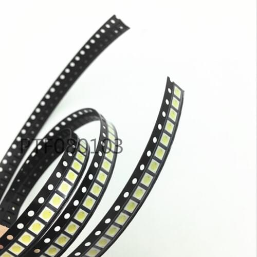 100PCS/Lot 1W 3030 3V 6VSMD LED Cold White 70LM 140mA For TV Backlight LED