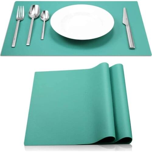 4Pcs Waterproof Placemat Heat Insulation Silicone Table Mat Anti-Skidding Hot Pad Kitchen Accessories for Dining Meal 2020