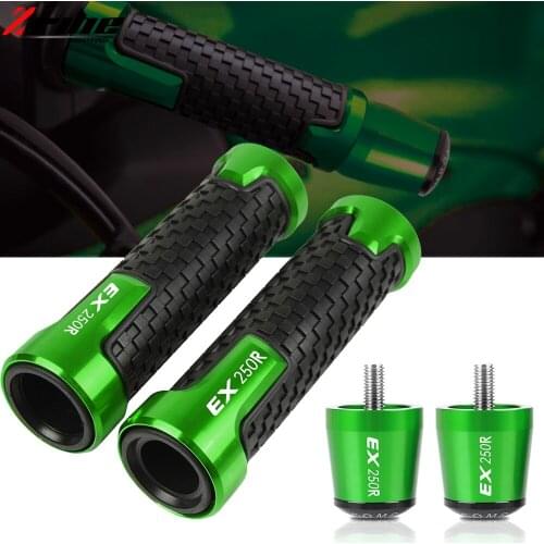 Motorcycle CNC Accessories Handlebar Grip Handle Bar Cap End Plugs FOR KAWASAKI EX250R EX 250R EX250 R 2008 2009 2010 2011 2012