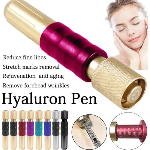 No-Needle High Pressure 0.3ml Ampoule Head Syringe Hyaluron Pen For Lip Plumping Face Care Mesotherapy Pen