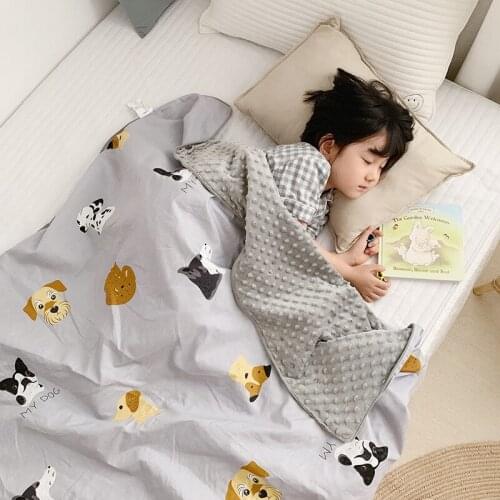 Baby Blanket All Cotton Bean Blanket Baby Bag Is Covered By Kindergarten Nap Blanket Childrens Blanket 80*110CM