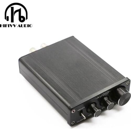 Hifivv audio amplifier TDA7498L LM1036 2.0 Channel 2x150W Digital hifi home power amplifier without contain power supply
