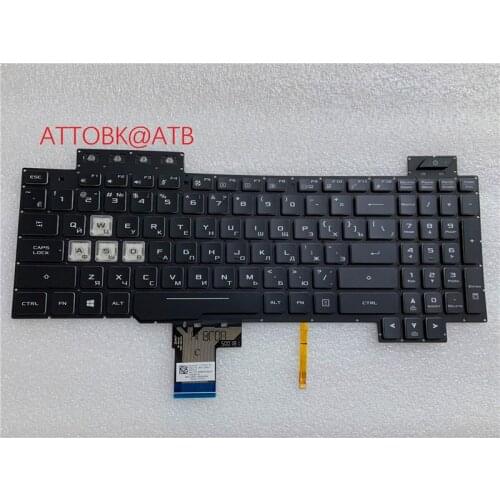 New Russian/English Laptop Keyboard For ASUS TUF FX505DT fx505 fx505dy fx505gm FX95 fx95du fx705 FX705GM keyboard RGB backlight