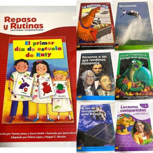 7 Books Parent Child Kids Spanish Book Interesting Story Knowledge Education Reading Learning Libros Big Size Book Age 8 up