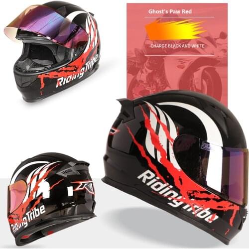 Compact Lightweight Full Face Motorcycle Street Bike Helmet DOT Approved + One Extra Smoked Shield for Moped Cruiser Scooter