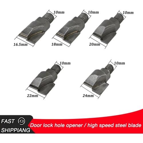 Solid wood door opener slotting machine multifunctional interior door key hole drilling high speed steel drill bit