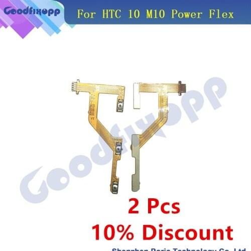 Original New For HTC 10 M10 Power on off Volume Button Up Down Key Flex Cable Replacement Parts For HTC M10