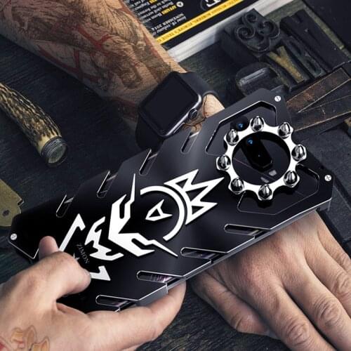 Heavy Duty Protection Phone Case For Asus Rog 2 Case Shockproof Aluminum Metal Armor Full Cover Coque For Asus Rog 3 Case Funda