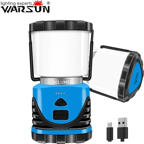WARSUN Y93 Outdoor Multi-Function USB COB Portable Rechargeable Flood Spot Work Light Camp Tent Lamp Led Lanterns