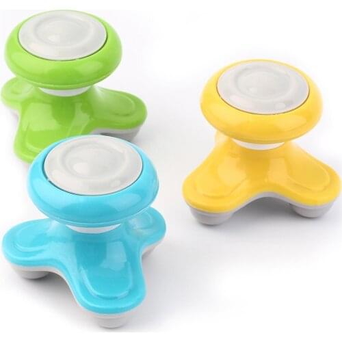 Electric Handled Wave Vibrating Massager USB Battery Full Body Head Neck Massage Ultra-compact Lightweight Portable Mini