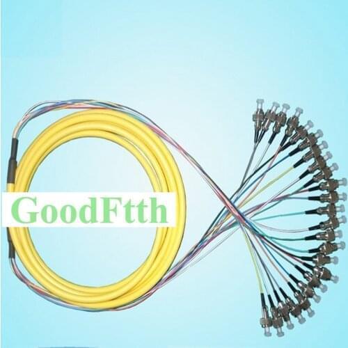 Fiber Patch Cord Cable FC-FC UPC SM 12 Cores Distribution 0.9mm GoodFtth 100-500m