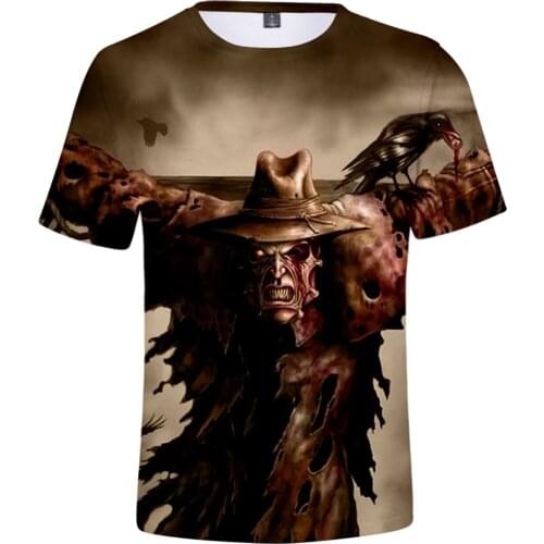 Comfotable creepypasta Tees creepypasta New Short Sleeves Suitable Summer 3D T shirt Men Women boy girl Popular pullover t shirt