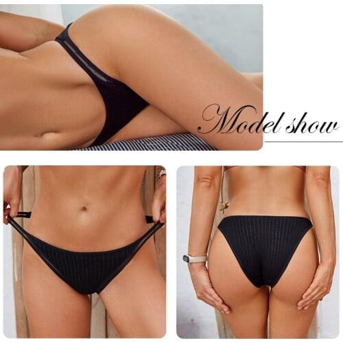 Women Sexy Panties Underwear Low Waist Lingerie Femme Hollow Cotton Briefs For Girls Low-Rise Bikini Comfortable Underpants