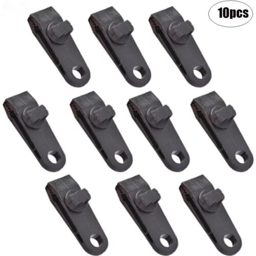 10Pcs Tarp Clamps Heavy Duty Tarp Clips Heavy Duty Lock Grip Tent Fasteners Clips Holder Pool Awning Cover Bungee Cord Clips