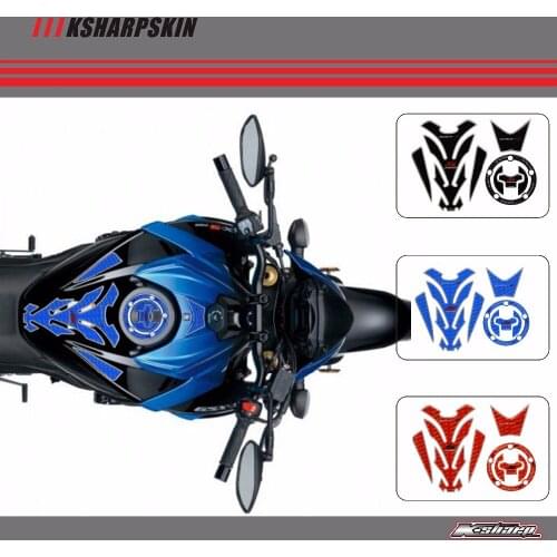 3D ADESIVI Sticker Decal Emblem Protection Tank Pad Cas Cap Fit SUZUKI GSX-S750 GSXS750 GSX S750