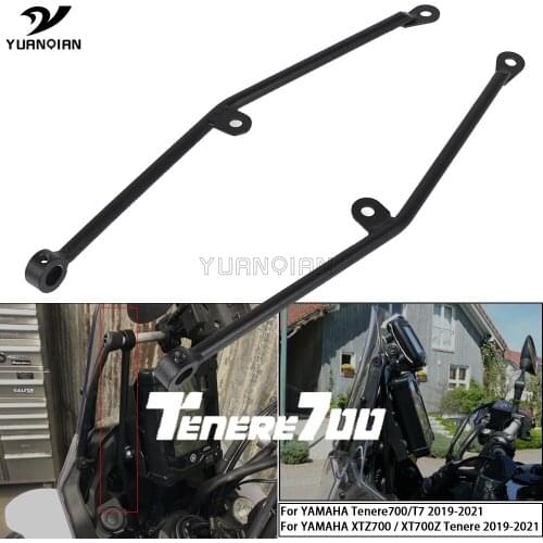 Anti shake support Anti-Bobble-Head bracket installed For YAMAHA T7 Rally 2019-2021 Tenere 700 navigation anti vibration bracket