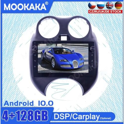 Android 10.0 6+128 For Nissan Macth 2010-2016 Car Multimedia Radio Player Touch Screen Stereo GPS Navigation System DSP Carplay