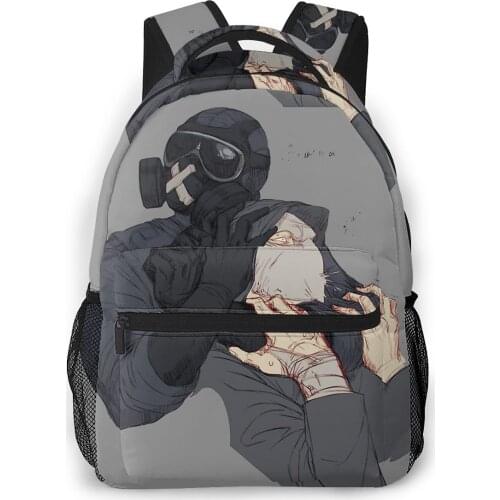 Mute And Terrorist Backpack for Girls Boys rainbow six siege R6s game Travel Rucksack Backpacks for Teenager school bag Adults