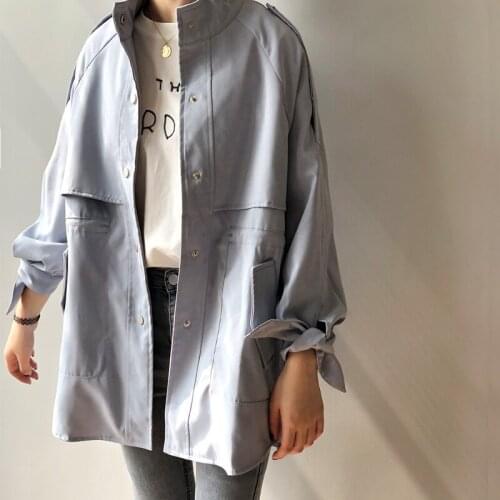 Женские короткие тренчи COZOK China At AliExpress