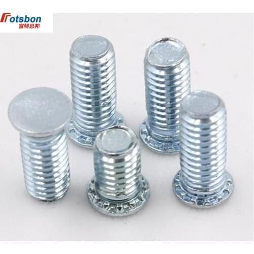 FH-832-8 Round Head Studs Self-clinching Blind Rivet Protruding Stud Clinch Pin Screw Platen Screws Sheet Metal Vis Threaded Col