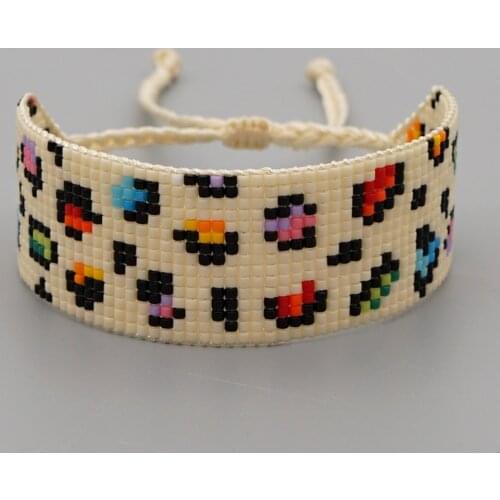 Go2boho Leopard Bracelets For Women Jewelry 2020 Handmade Miyuki Bead Jewellery Fashion Adjustable Pulsera Colorful Bracelet