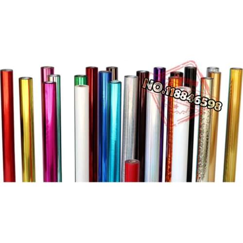 Holographic Foil Hot Stamping for Paper or Plastic Colorful 80MMx120M