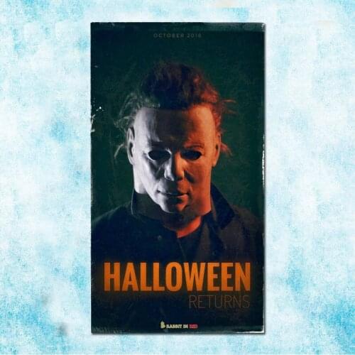 Halloween Horror Hot Movie Art Silk Poster Canvas Print 13x24 24x43 Inch-002