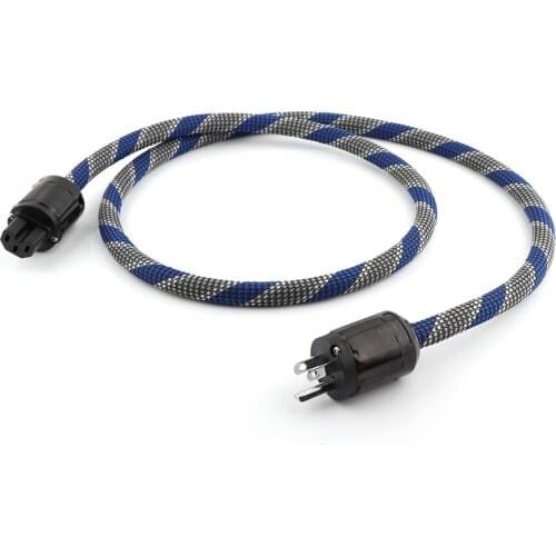 Preffair HI-End US AC Power Cable 3pins US Plug Power Cord Audiophile Power Cable CD Tube amplifer headphone