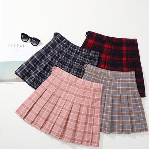 Plaid Skirt Kids Girl Costume Teen Korean Pleated Girl Clothes 3 4 5 6 7 8 9 10 11 12 13 14 15 Year Teen Clothing Dress for Girl
