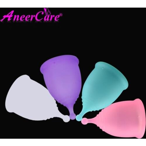 10pcs Women Reusable Mestural cup for Feminine Hygiene Period menstruatie cups Medical Grade Silicone soft Coletor Menstrual cup