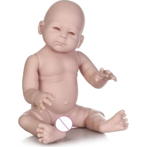 Reborn doll kit Anatomically Correct real soft gentle touch full silicone vinyl girl boy newborn doll Prototype