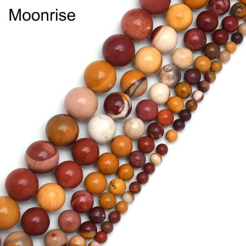 Natural Colorful Egg Yolk Round Loose Beads 4-13mm For Diy Jewelry Making Charm Bracelet