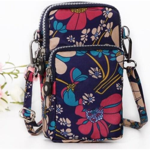 New Arrival Cross-body Mobile Phone Shoulder Bag Pouch Case Belt Handbag Purse Wallet Newest Free Shipping 20 Colors