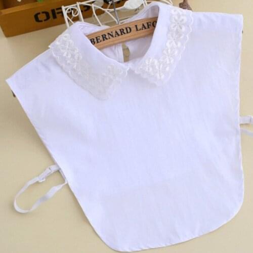 Half - Shirt Decorative Fountain luxury wedding Artificial crystal beautiful Female Lace Shirt Fake Fancy detachable collar