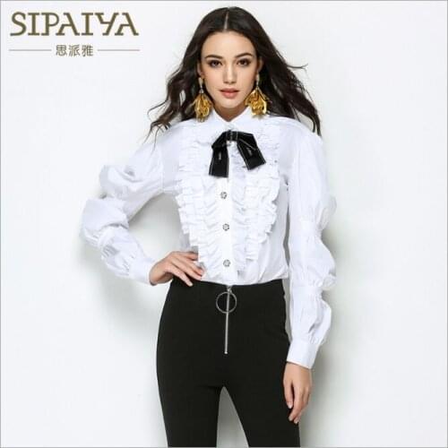 Женские офисные рубашки Sipaiya China At AliExpress