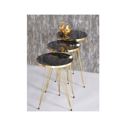 Modern Zigon coffee table Gold Bendir Tel coffee tables table basse furniture living room table
