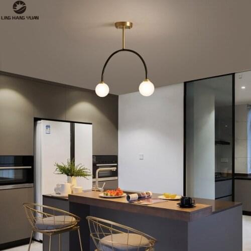 Led Chandelier All Copper body Modern Ceiling Chandelier Lighting for Living room Dining room Kitchen Aisle Lamp Corridor Light