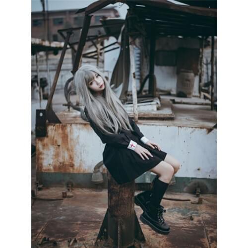 Japanese JK Uniform Tops Witch Sailor Collar Gothic Tops Cross Hexagram Embroidery Shirt