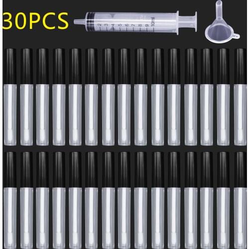 10/30 PCS 2.5ML Plastic Lip Gloss Tube DIY Lip Gloss Containers Bottle Empty Cosmetic Container Tool Makeup Organizer