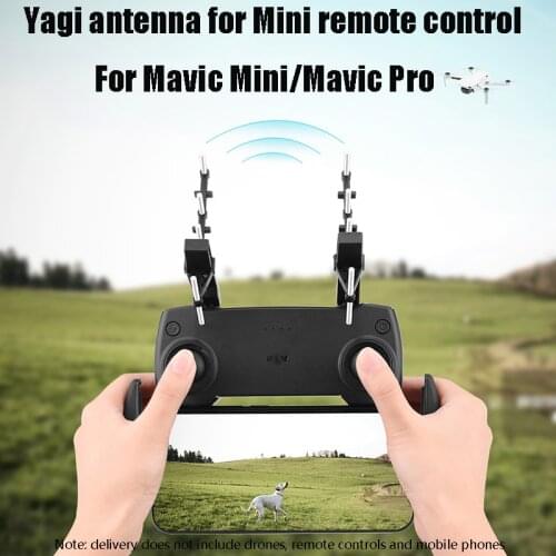 2PCS 2.4Ghz Controller Signal Booster Yagi Antenna Range Extender for Mavic Mini Mavic Pro Drone Transmitter Extension