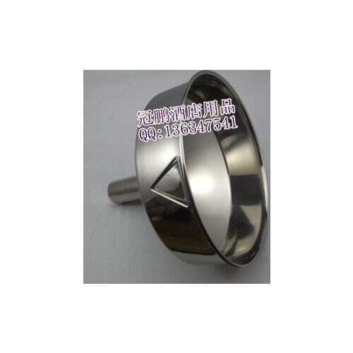 Stainless steel Large funnel metal wine funnel fuel big funnel milk powder funnel belt filter 20cm