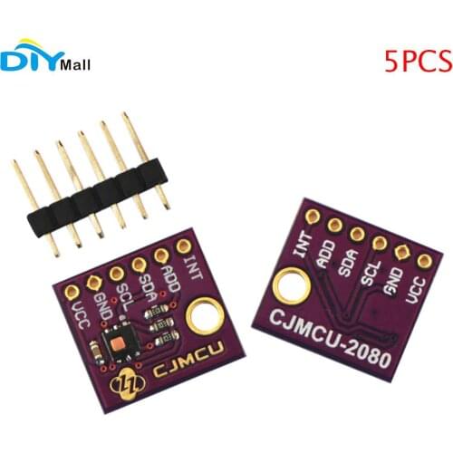 5pcs CJMCU-2080 HDC2080 Temperature And Humidity Sensor Low Power I2C Replace HDC1080