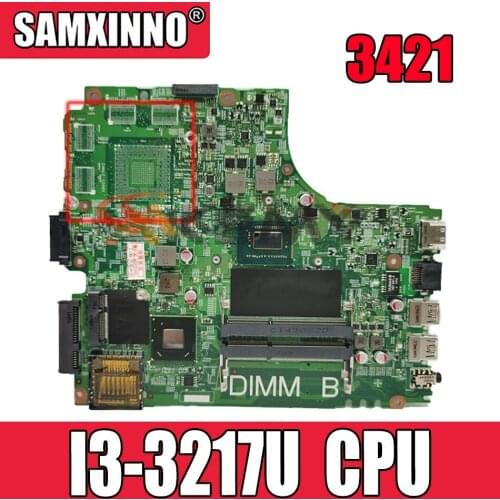 For DELL Inspiron 14R 3421 5421 I3-3217U Laptop Motherboard CN-05HG8X 05HG8X 12204-1 DNE40-CR MB Notebook Mainboard SR0N9 DDR3
