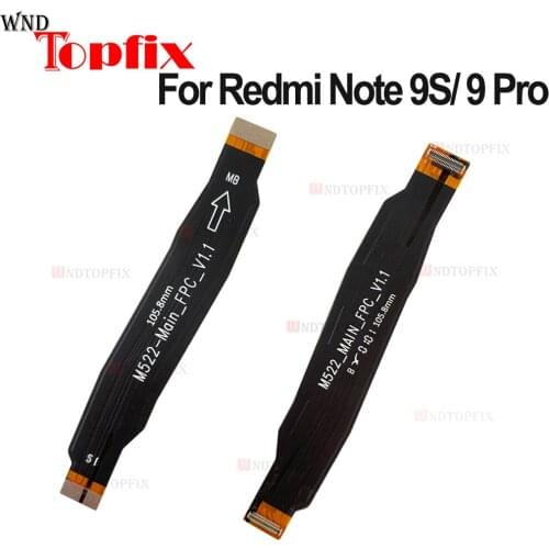 Motherboard Connection Flex Cable For Xiaomi Redmi Note 9S Main Board Flex Ribbon For Redmi Note 9 Pro MainBoard Cable