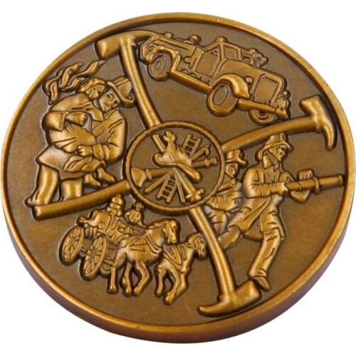 Custom Metal Coin with 3D Logo for Souvenir OEM antique bronze color coins