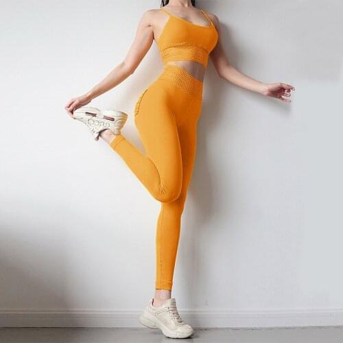 Womens Summer Seamless Gym Set Sportswear High Waist Women Shorts Female Sports Training Bra Leggings Fitness Yoga Pants Suit